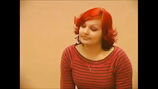 Redhead spanked and paddled