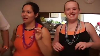 Wild Party Girls Show Off Their Hooters