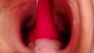 pregnant  and playing with pussy