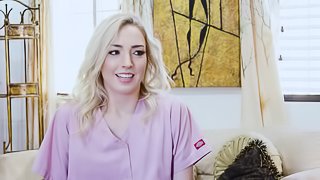 Sarah and Zoe Parker are hot blondes craving a lesbian experience