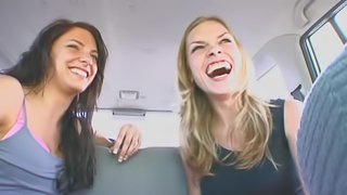 Immaculate pornstar with piercing getting throbbed hardcore in threesome sex  in POV