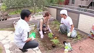 Asian slutty housewife gets a thrill out of cheating