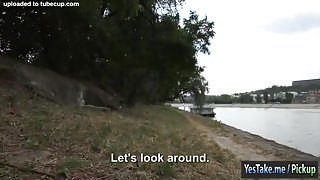 Eurobabe Nicole shows off her nice tits