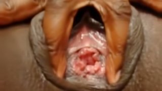 Milf ebony masturbates on livecam