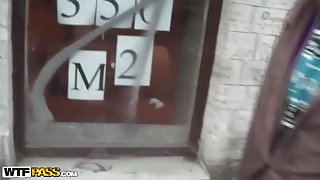 Sexy public fuck with  immature hottie