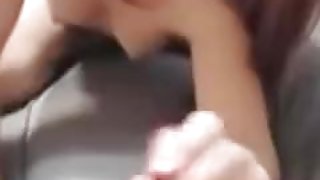 Upper class valuable gal  immature gives cook jerking and facial