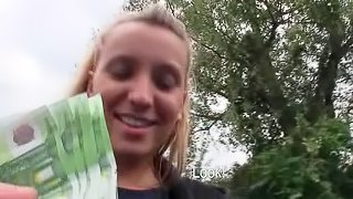 Naughty Nessy takes thick schlong in mouth