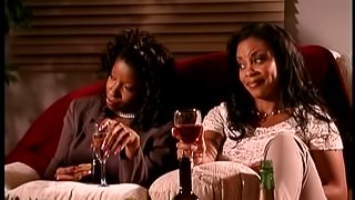 Ebony Cougar Lesbians Masturbating Each Other With Toys