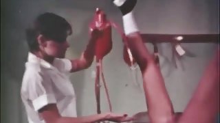 Enema and spanking for a naughty school girl