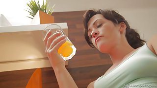 Lesbian teen does  nice cunnilingus in hd porn video