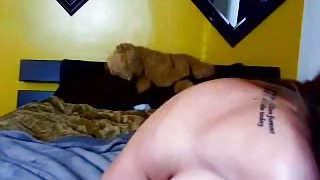 cute livecam  immature receives marital-device and fingers in fur pie