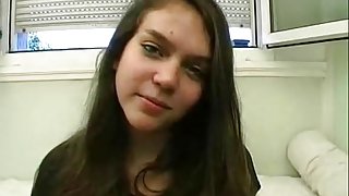 Shy french non-professional 19yo  immature 1st anal