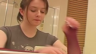 Honeymoon chronicles with amateur sweet boobs brunette