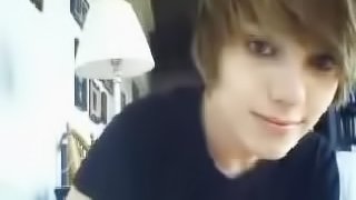 In this homemade video the short-haired teen girl shows her tits and pussy