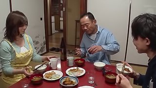 Cutest girl from Japan allows the guy to take a look at her boobs