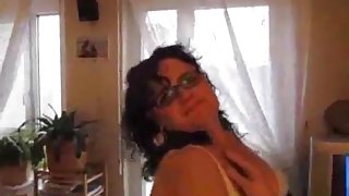 Old bbw Striptease