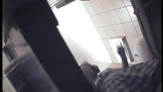 A girl wearing dress badly wants to pee