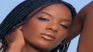An Incredible Pool Side Solo Scene With The Ebony Hottie Serria Tawan