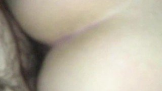 She was nice and wet, had to put the cam down(parents upstairs again lmao)