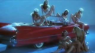 Hillary Scott and other sexy angels have a great time with a cock