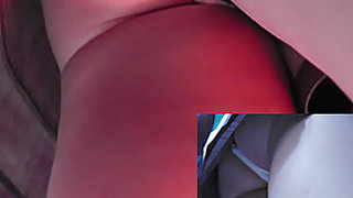 Panty pad in the unique oops upskirt voyeur movie