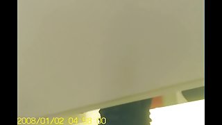 Quick peek of changing room amateur naked tits