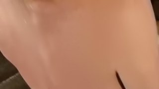 Hot Brunette Couple In Wet Sensual Action