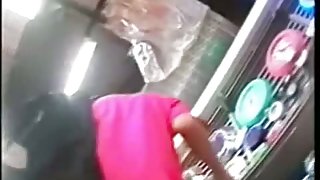 Hot upskirt video in a mall