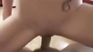 Hot golden-haired  immature rides jock