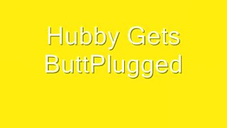 he gets butt plugged by her