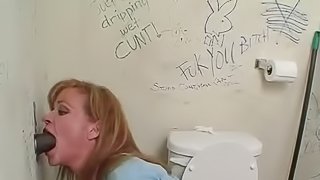 Sexy Chick Sucking Big Black Cock And Rubbing Her Pussy