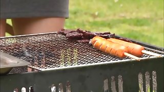 Shiho and Maki Hokujo Hot mature Asian lesbians enjoy some outdoor sex