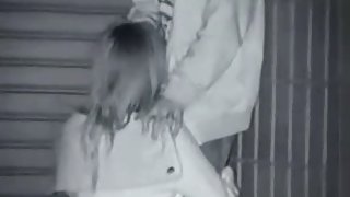 A thin teenage couple  private sex voyeur video available now