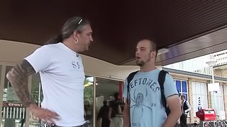 Nice guy pays for another dude to bang a hooked in Amsterdam