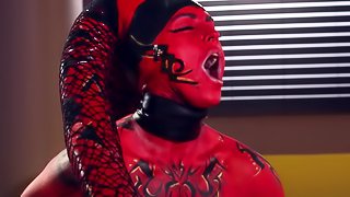 Horny Jedi master penetrates the Darth Kleio with his erected cock