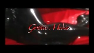 Latex lesbian humiliation sex video of hot  babe