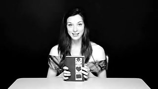 Cute immature Gal Reads Book And Groans Whilst Sitting On Dildo