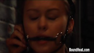 Lesbian Girls In Bondage Used As Draft Horses