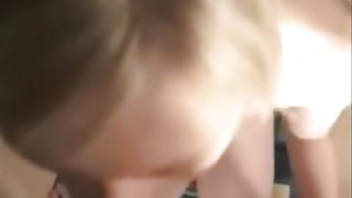 Very sexy  immature giving him a bj