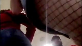 You can see panties of slut's in up skirt video