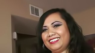 Chubby chick wants to open her legs for a couple of boners