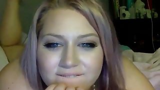 Slutty Fat BBW college girl  with nice Tits show us her pussy-3