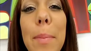 Soft lips of a sweet redhead sucking dick in close up