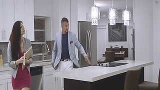 Alexis Dean's wet pussy is all a randy guy wants to play with