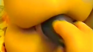 I love to fuck my nice wet snatch with an eggplant