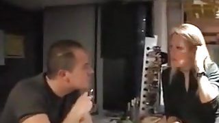 French chick rides a cock before cock sucking.