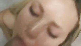 Blue eyed blonde  immature hot POV sex