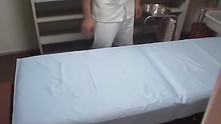 Kinky teen babe enjoys Japanese sex session with her masseur