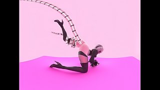 Nier Automata 2B Tentacle Anal 4K VR [Animation by Likkezg]