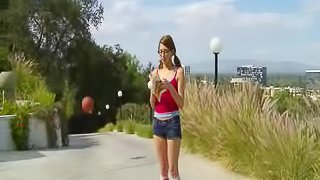 Nerdy Lexi Bloom gets fucked hard by her basketball coach